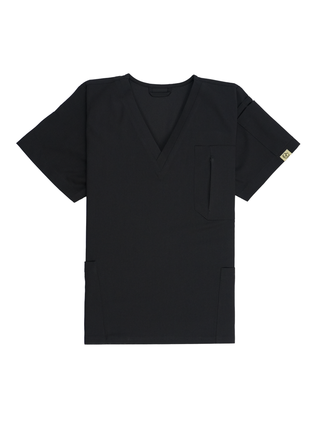 Edg Scrub Top — Black Magic