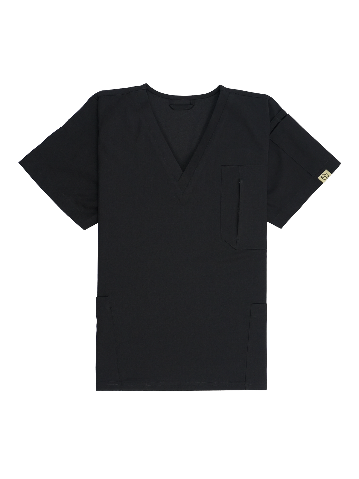 Edg Scrub Top — Black Magic