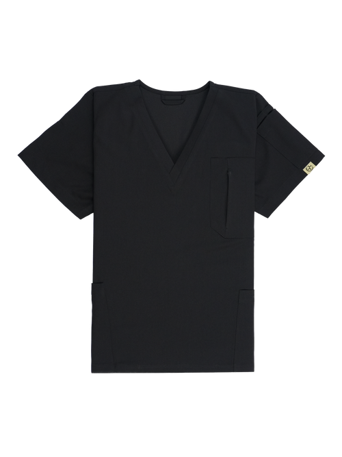 Edg Scrub Top — Black Magic