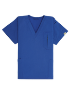 Edg Scrub Top — Blue Horse
