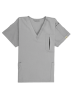 Edg Scrub Top — Pigeon Ash