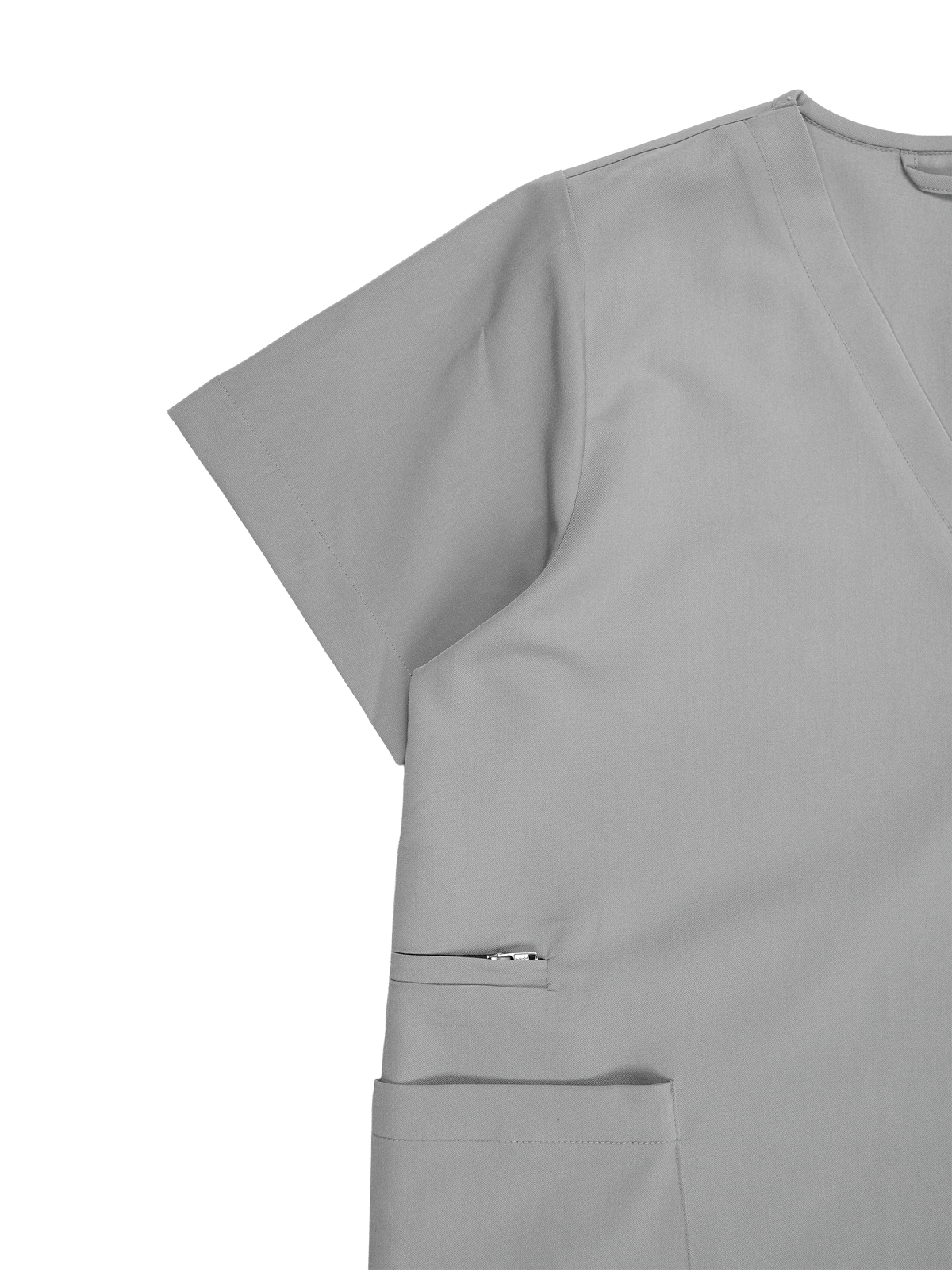 Edg Scrub Top — Pigeon Ash
