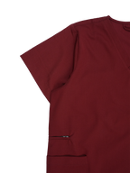Edg Scrub Top — Cherry Jam