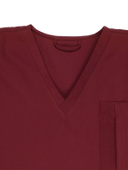 Edg Scrub Top — Cherry Jam