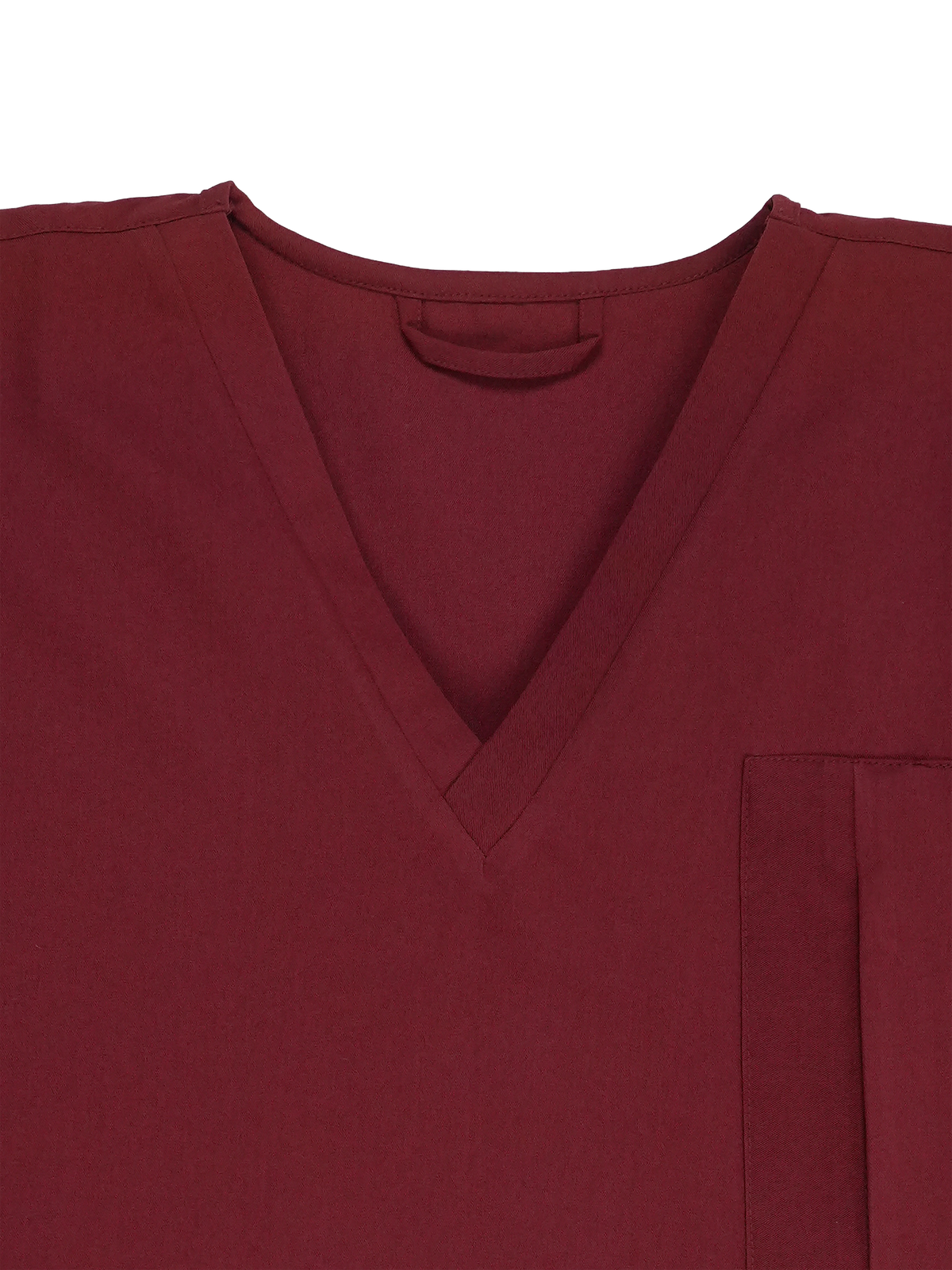 Edg Scrub Top — Cherry Jam