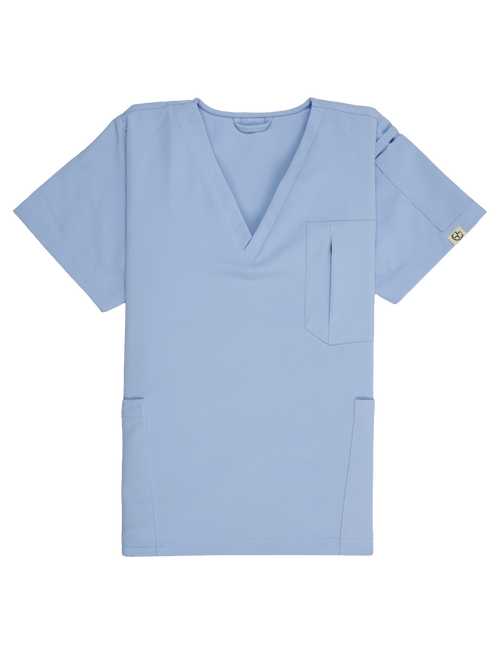 Edg Scrub Top — Soft Cloud
