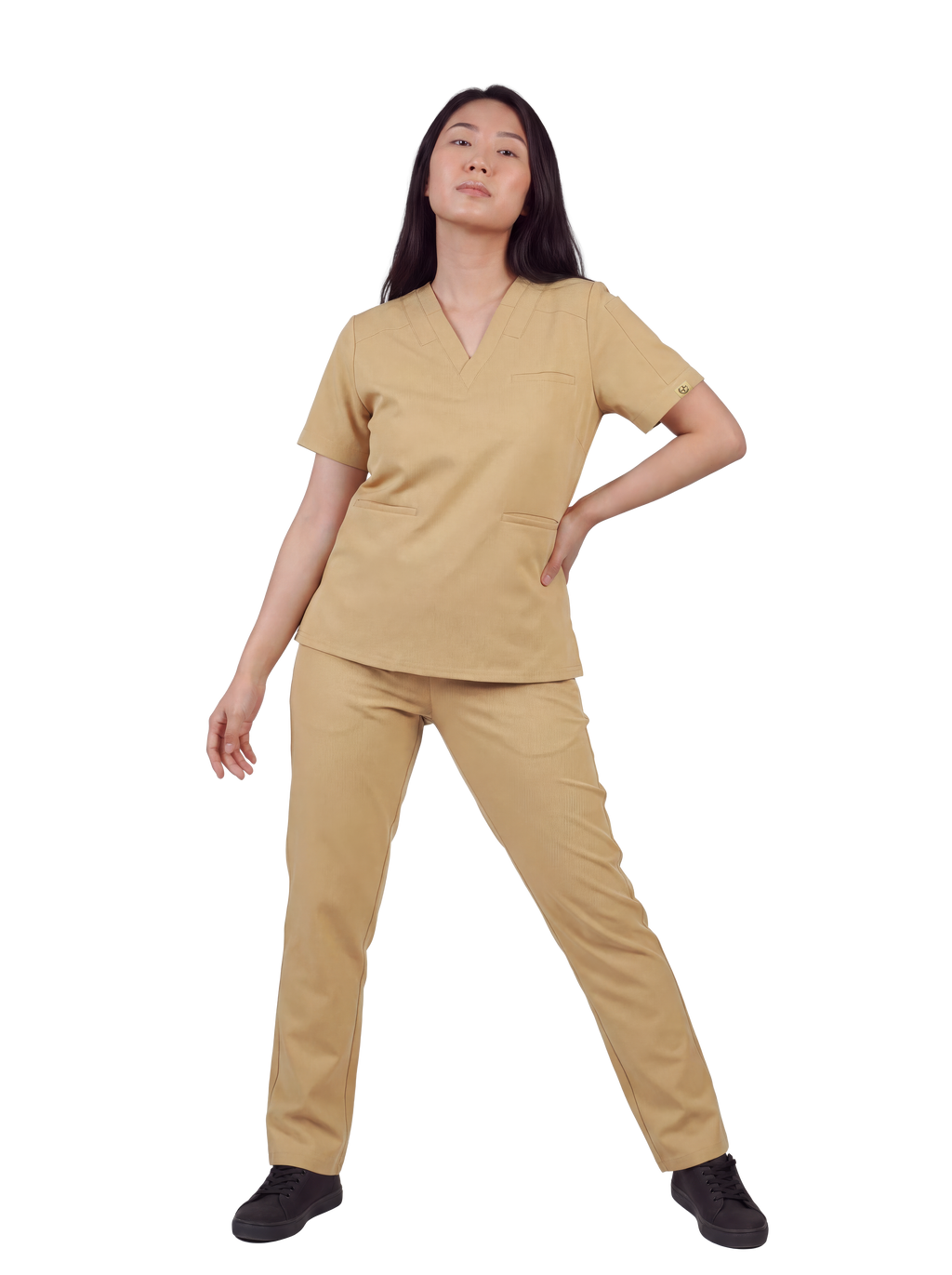 Splet Scrub Top — Sand Skin