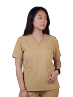 Splet Scrub Top — Sand Skin