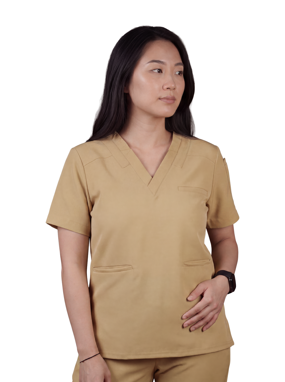 Splet Scrub Top — Sand Skin