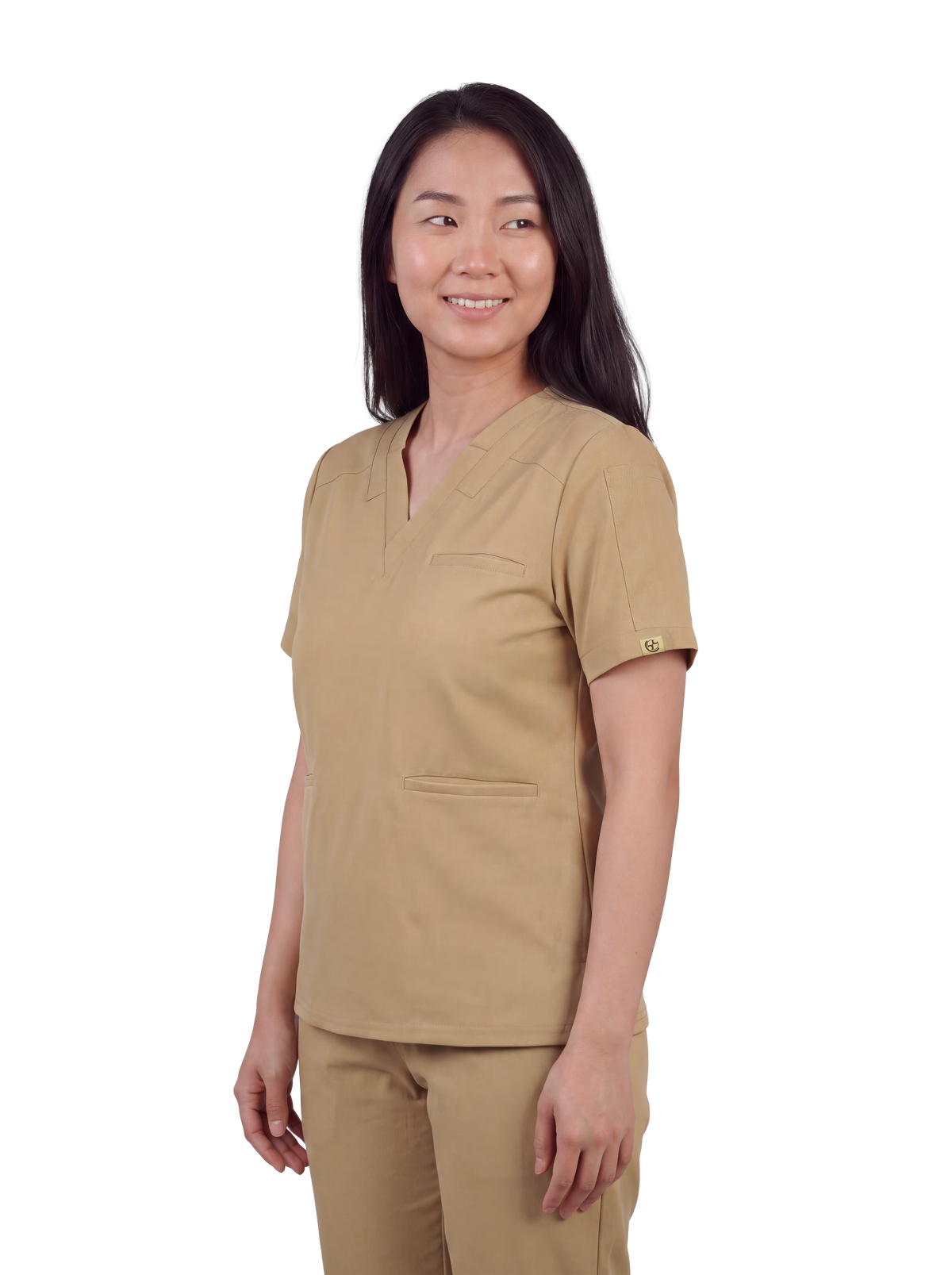 Splet Scrub Top — Sand Skin
