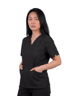 Splet Scrub Top — Black Magic
