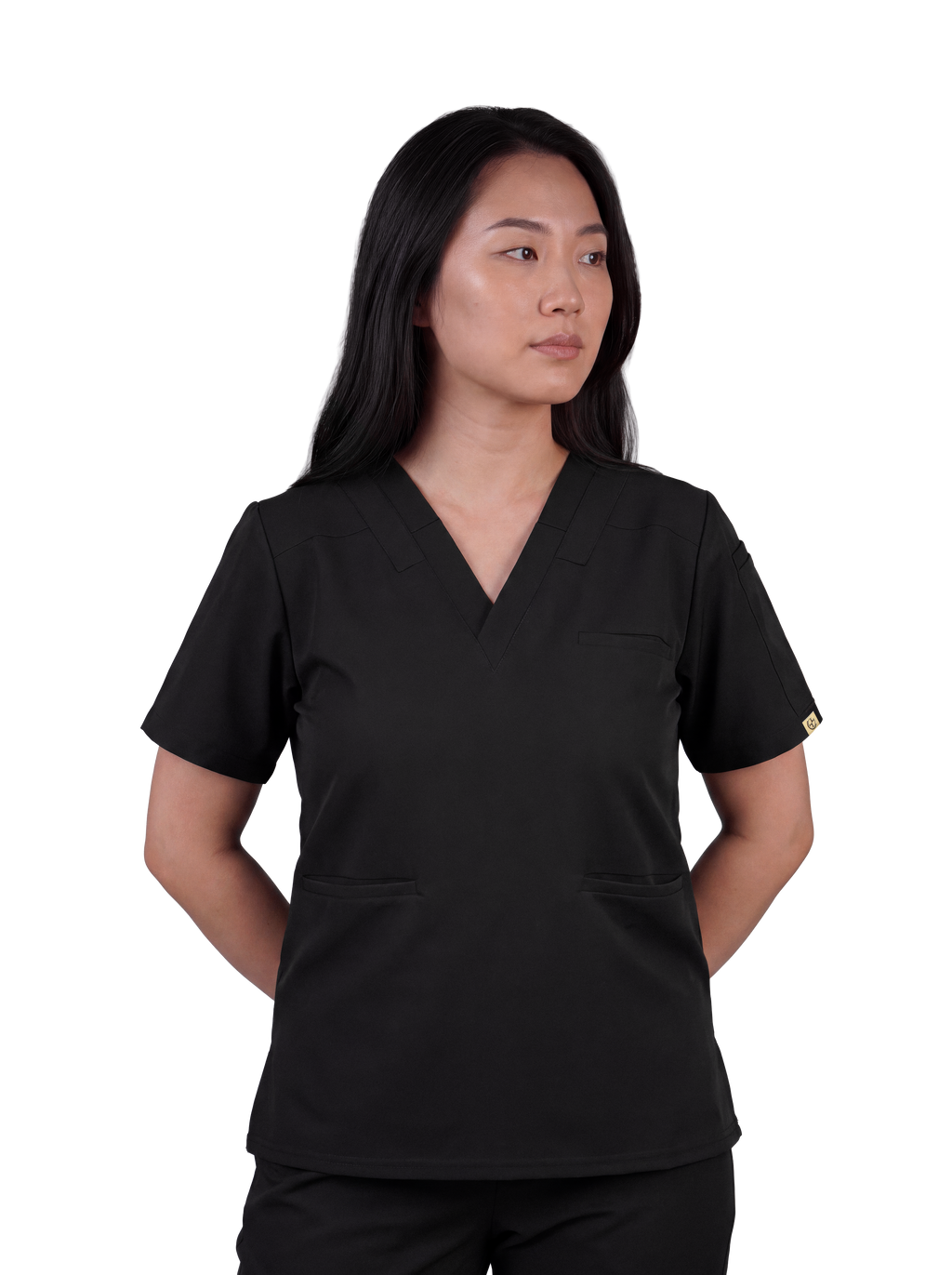Splet Scrub Top — Black Magic