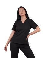 Splet Scrub Top — Black Magic