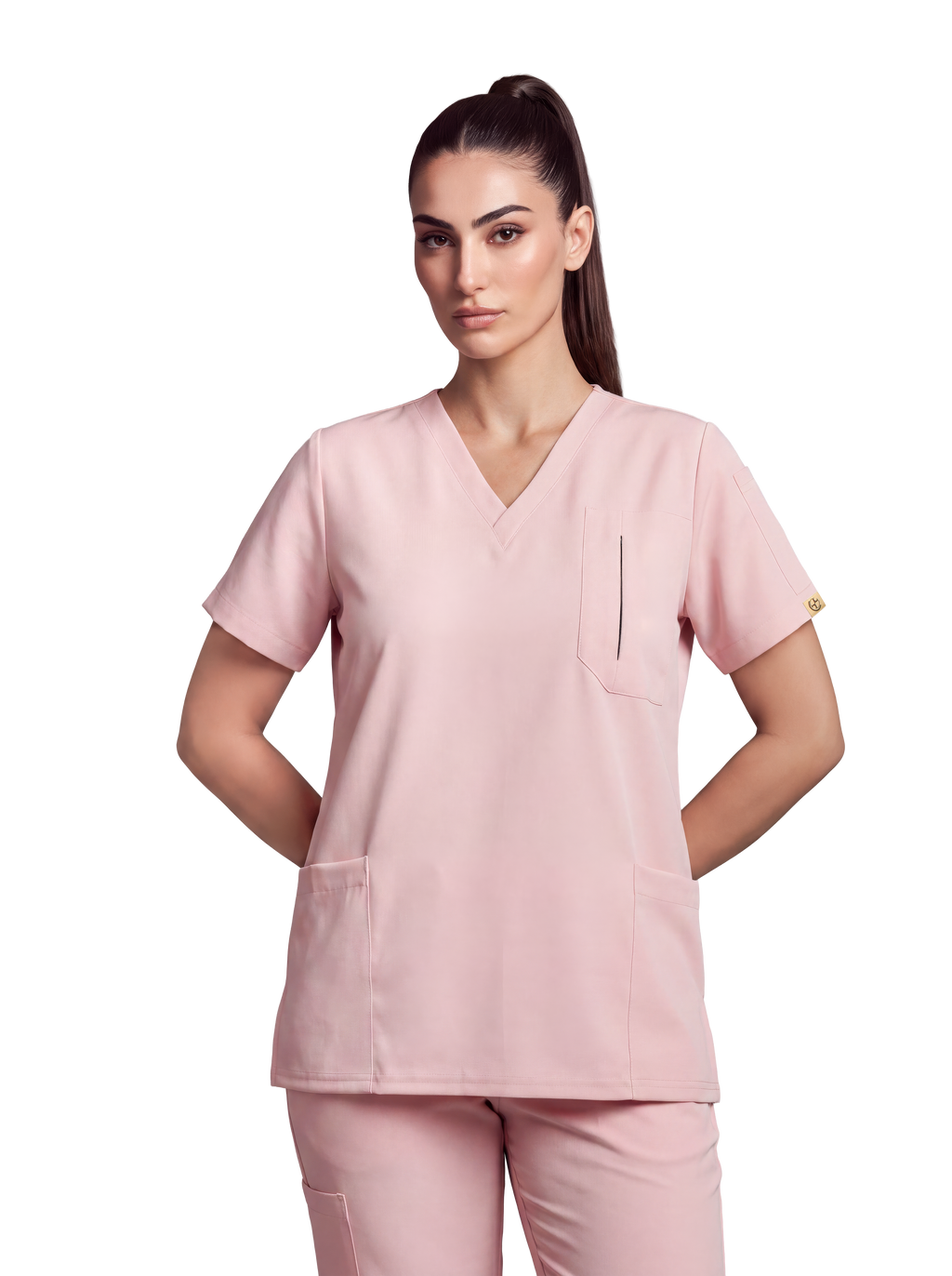 Edg Scrub Top — Unicorn Wing