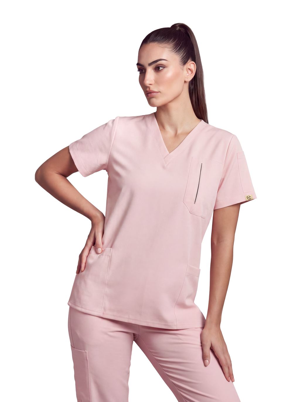 Edg Scrub Top — Unicorn Wing