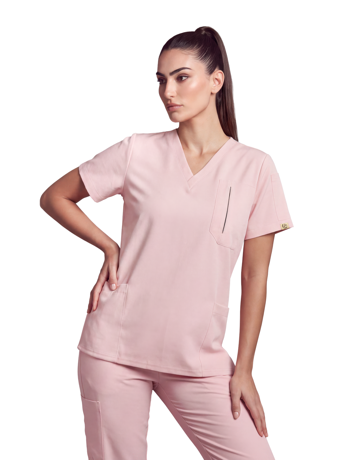 Edg Scrub Top — Unicorn Wing