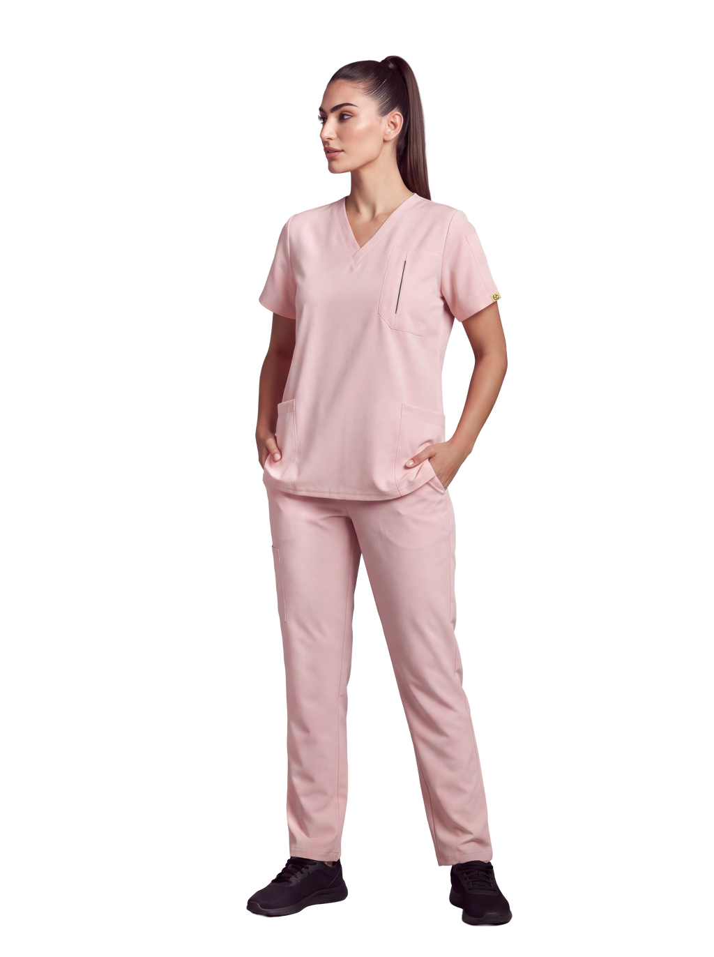 Edg Scrub Top — Unicorn Wing