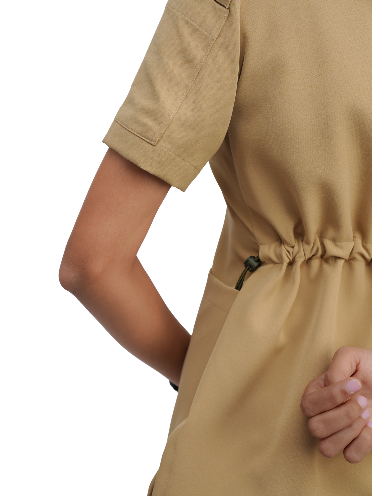 Sqwish Scrub Top — Sand Skin