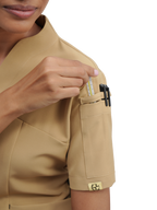 Sqwish Scrub Top — Sand Skin