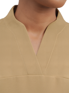 Sqwish Scrub Top — Sand Skin
