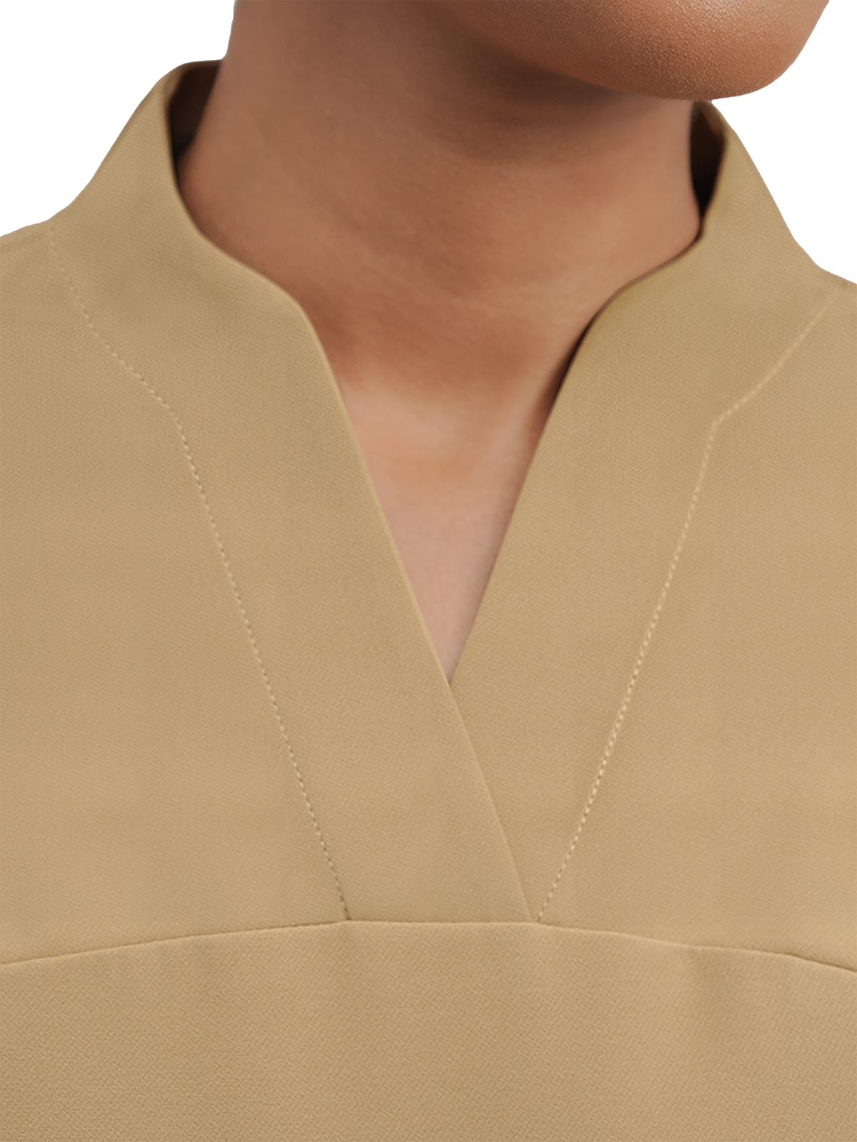 Sqwish Scrub Top — Sand Skin