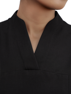Sqwish Scrub Top — Black Magic
