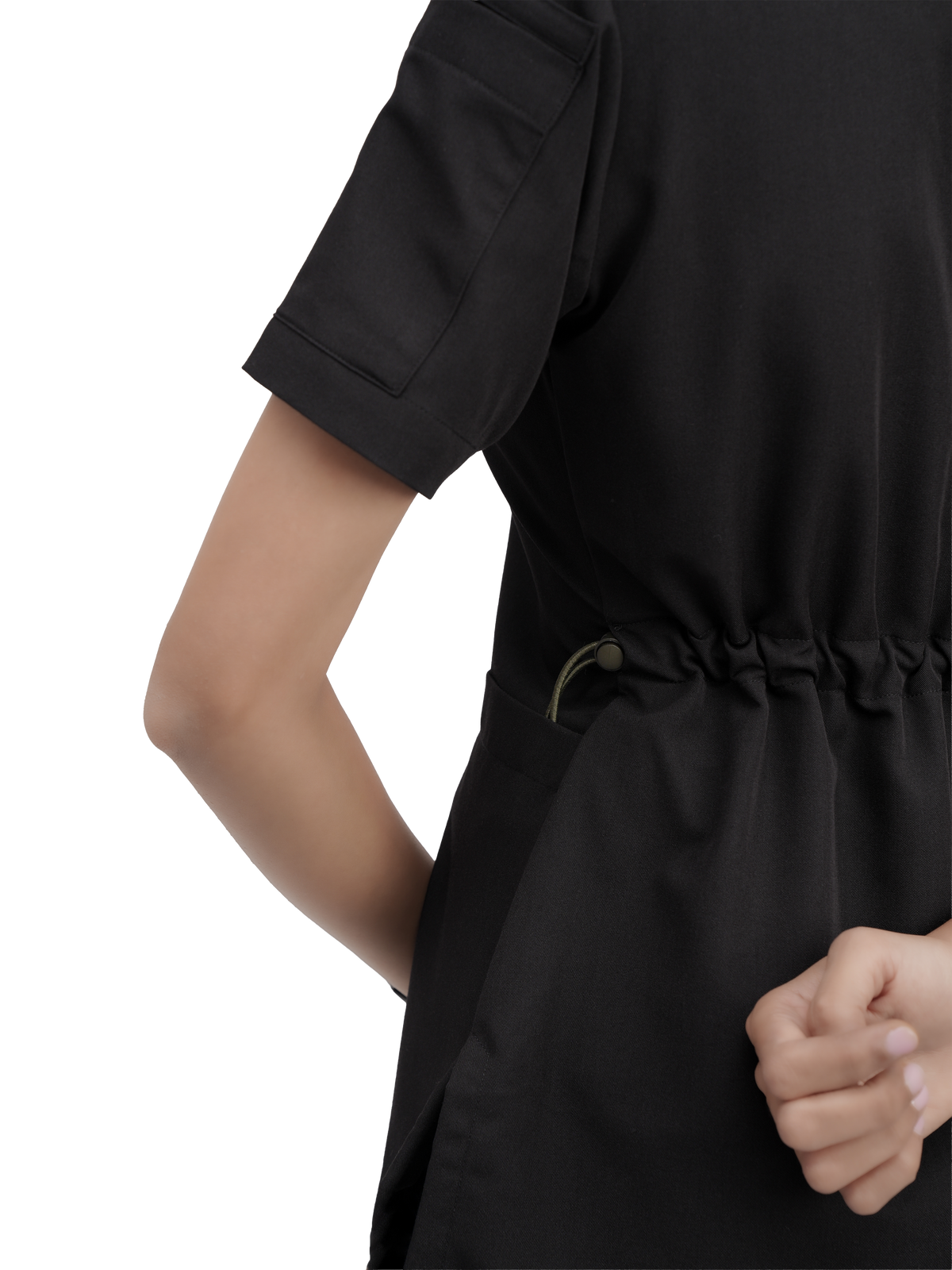 Sqwish Scrub Top — Black Magic