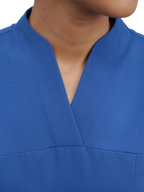 Sqwish Scrub Top — Blue Horse