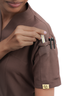 Sqwish Scrub Top — Mud Bath