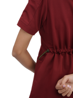 Sqwish Scrub Top — Cherry Jam