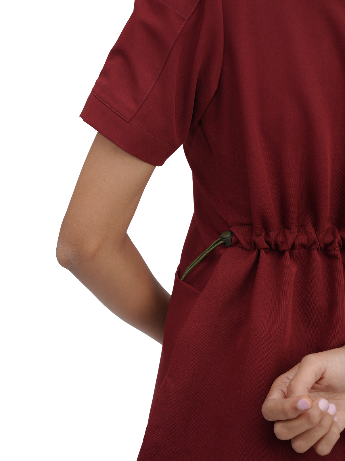 Sqwish Scrub Top — Cherry Jam