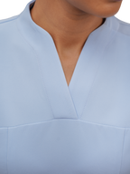 Sqwish Scrub Top — Soft Cloud