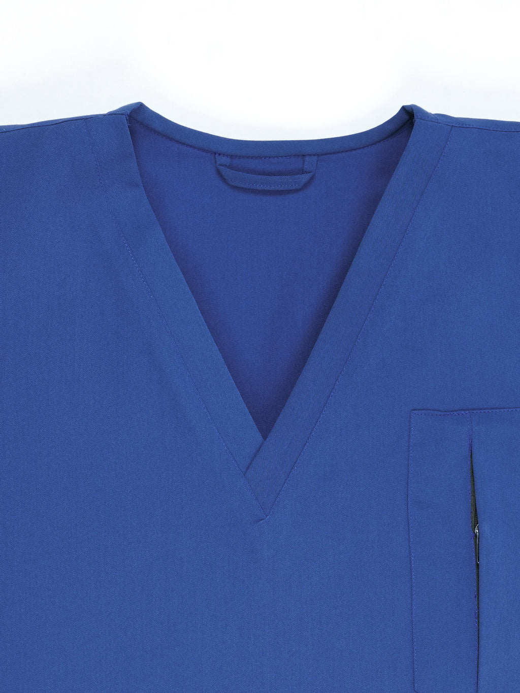 Edg premium scrub top for doctors - Blue Horse - structured v neck