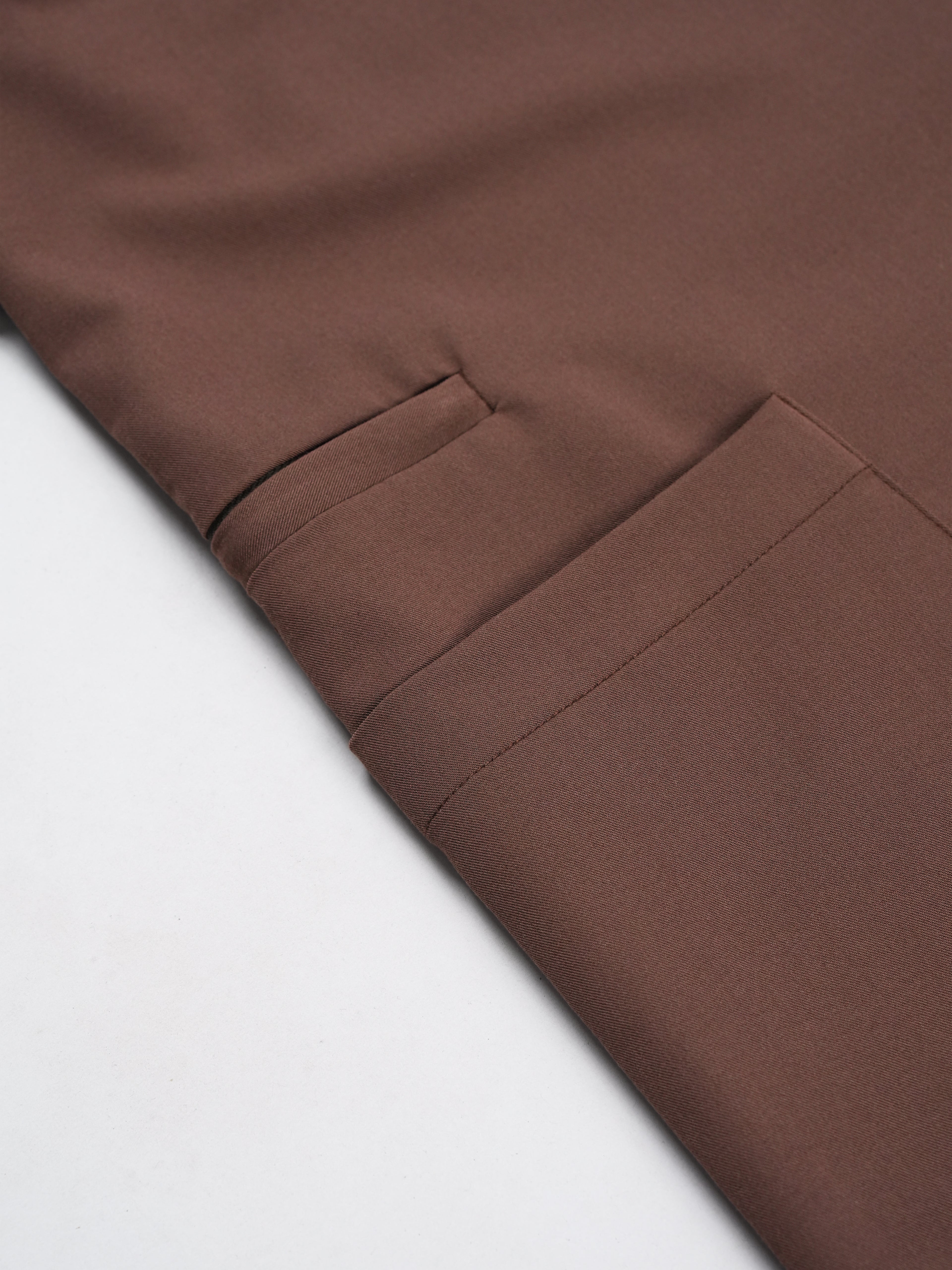 Edg premium scrub top for doctors - Mud Bath - zip pocket detail