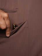 Edg premium scrub top for doctors - Mud Bath - ring loop - detail