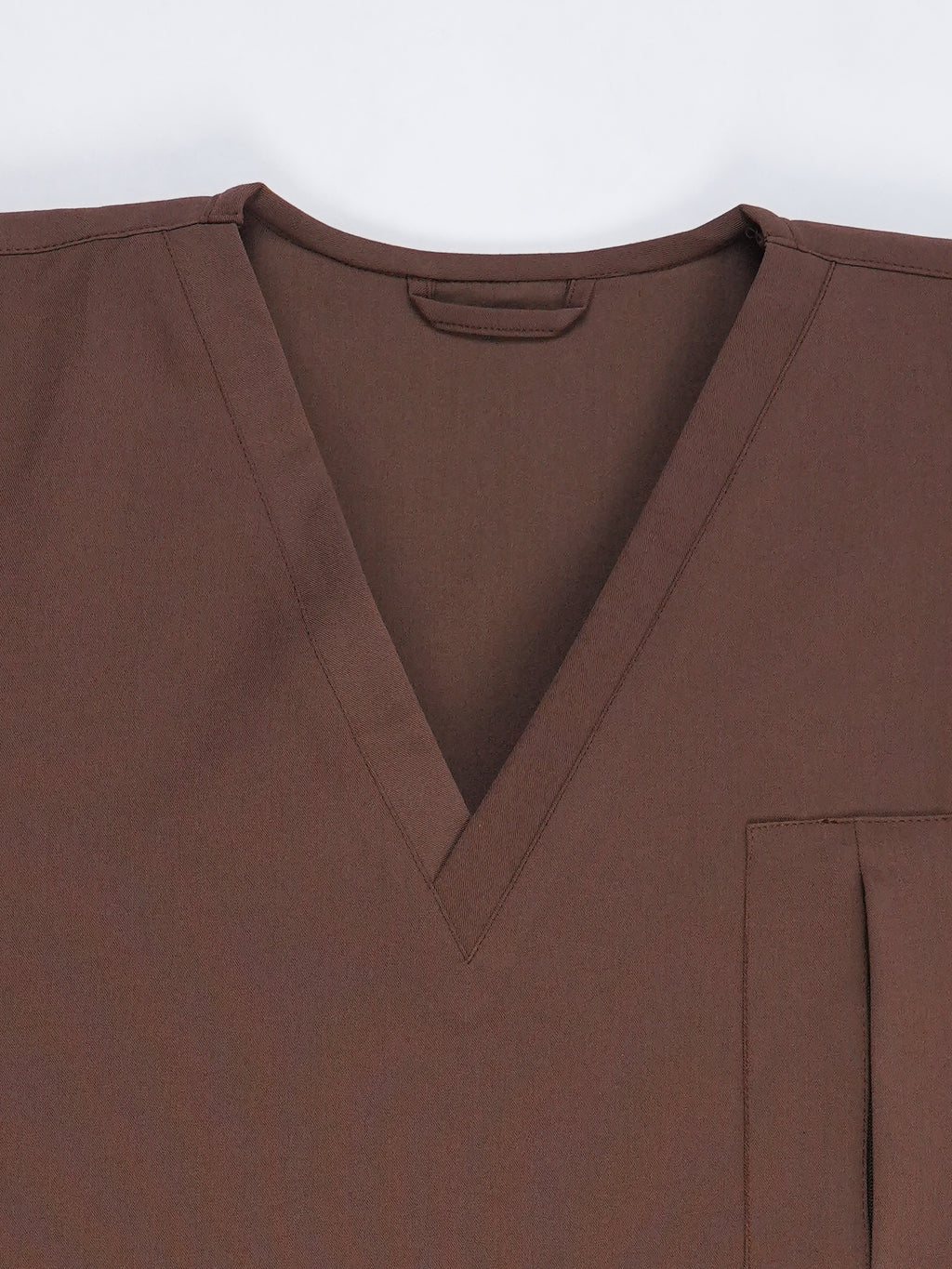 Edg premium scrub top for doctors - Mud Bath - structured v neck