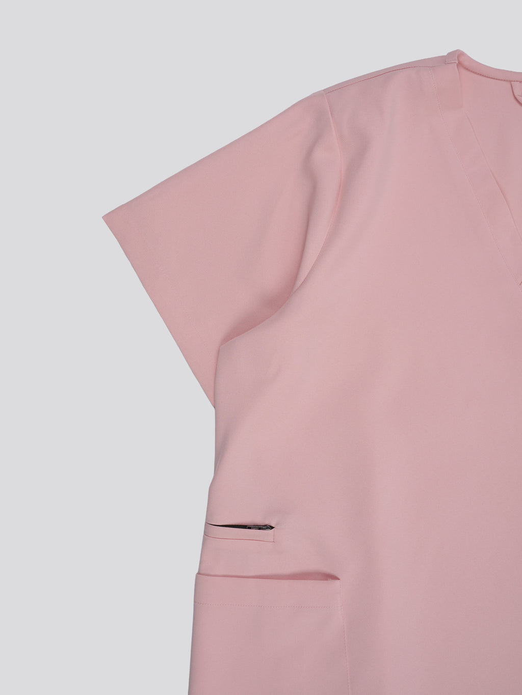 Edg premium scrub top for doctors - Unicorn Wing - side close-up