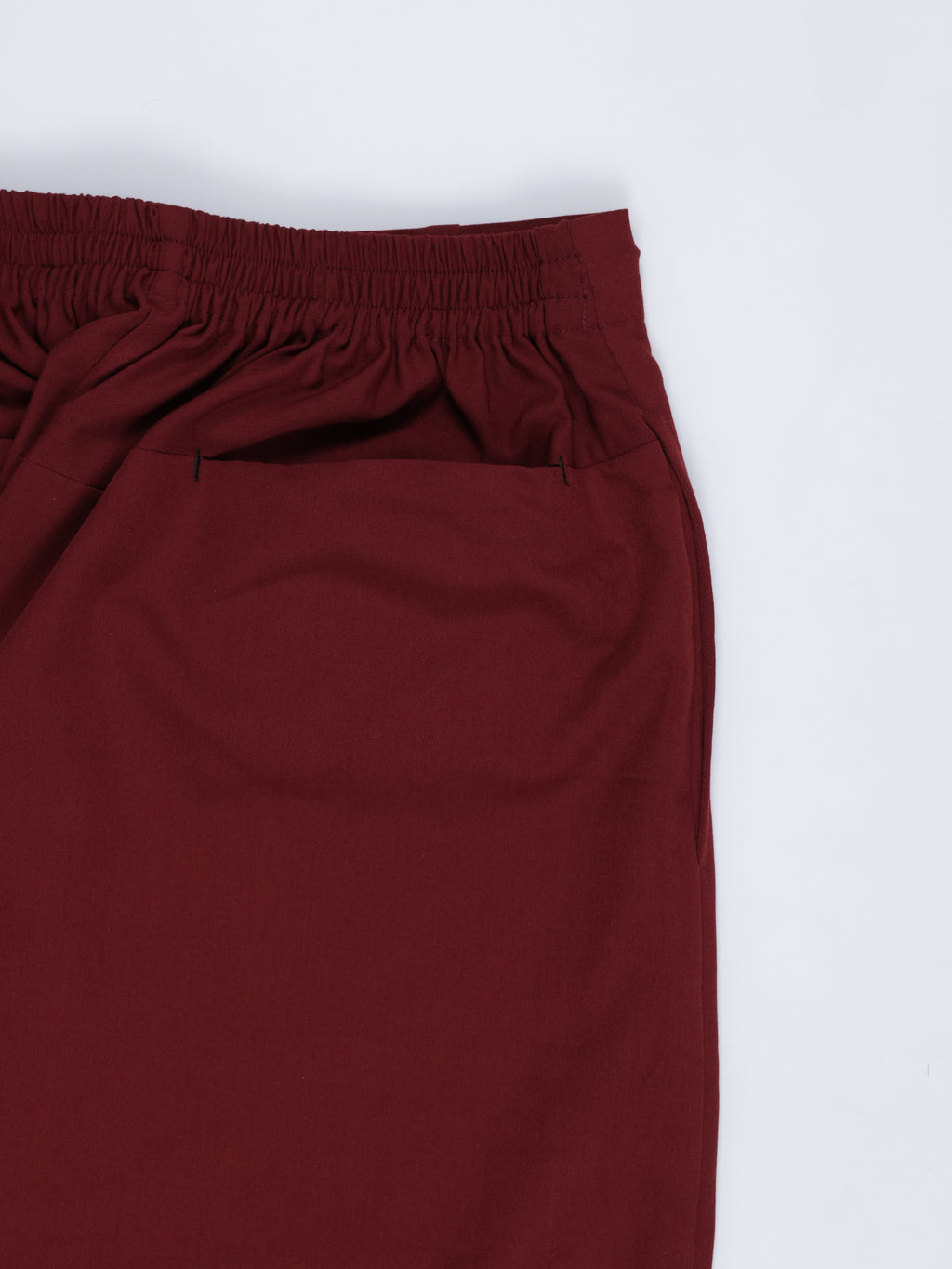 Nemur premium scrub pants for doctors - Cherry Jam  - back view
