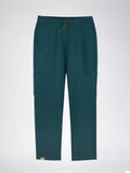 Nemur premium scrub pants for doctors - Frog Forest - front view