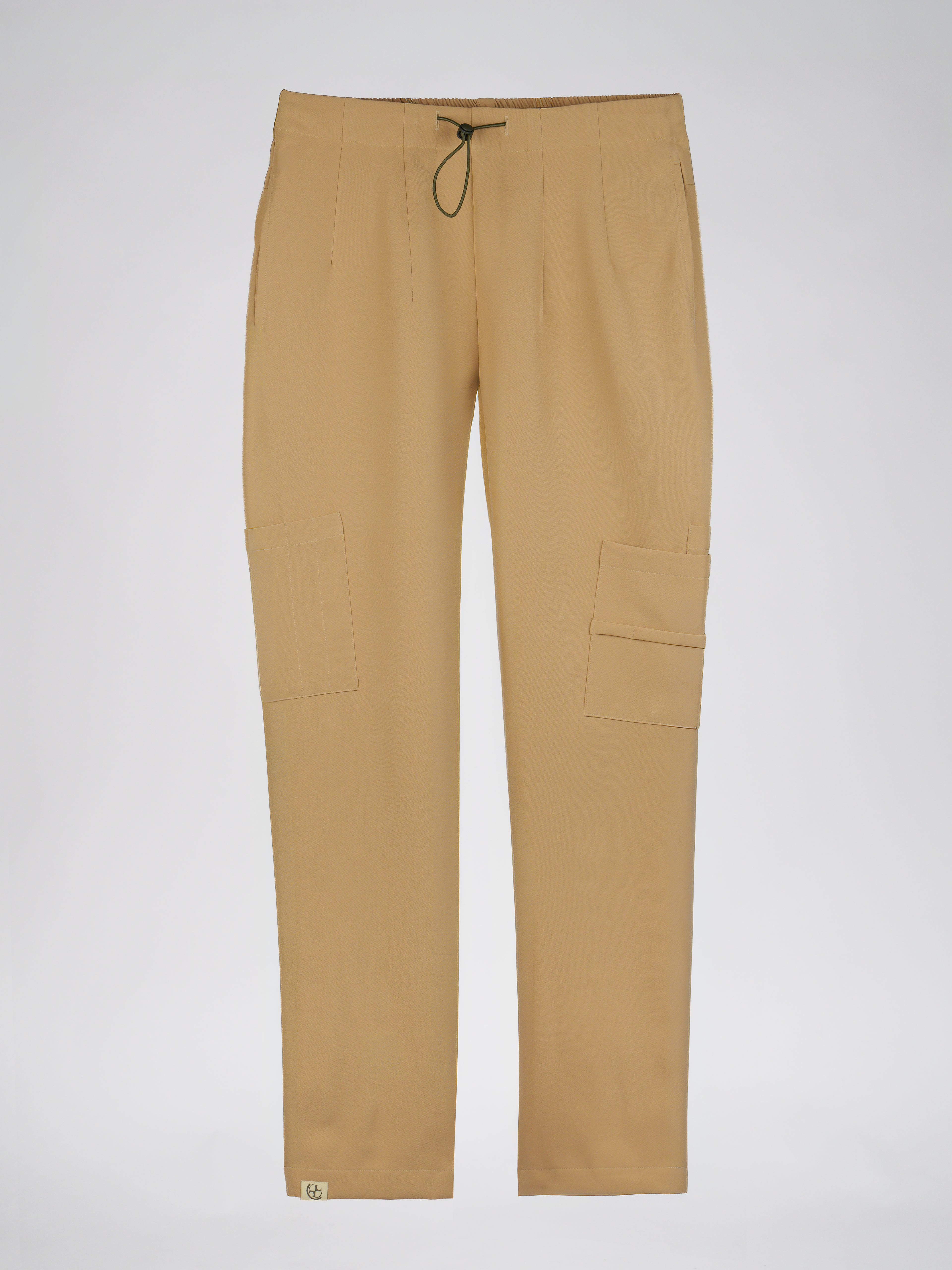 Nemur premium scrub pants for doctors - Sand Skin - front view