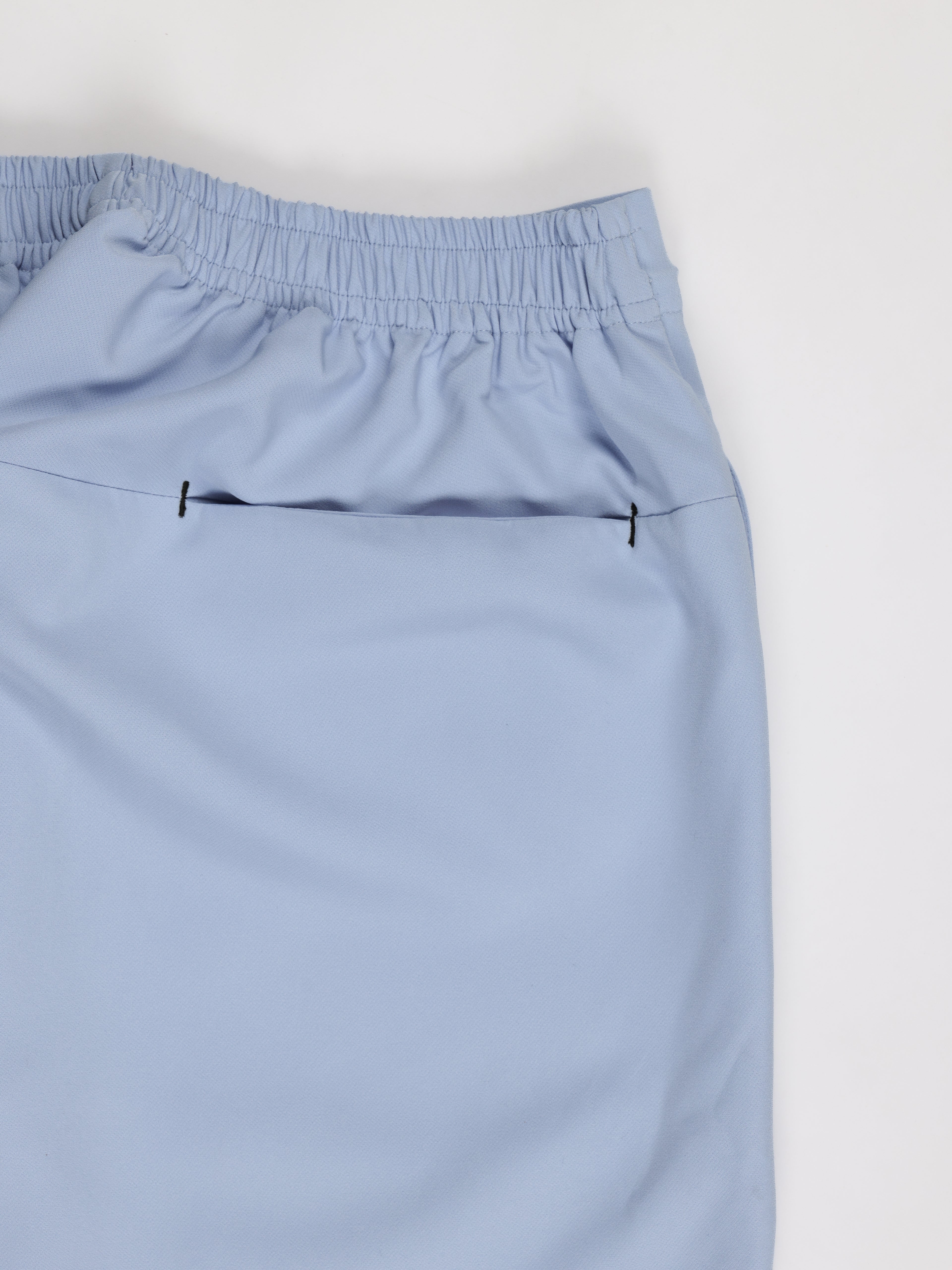 Nemur premium scrub pants for doctors - Soft Cloud - back view
