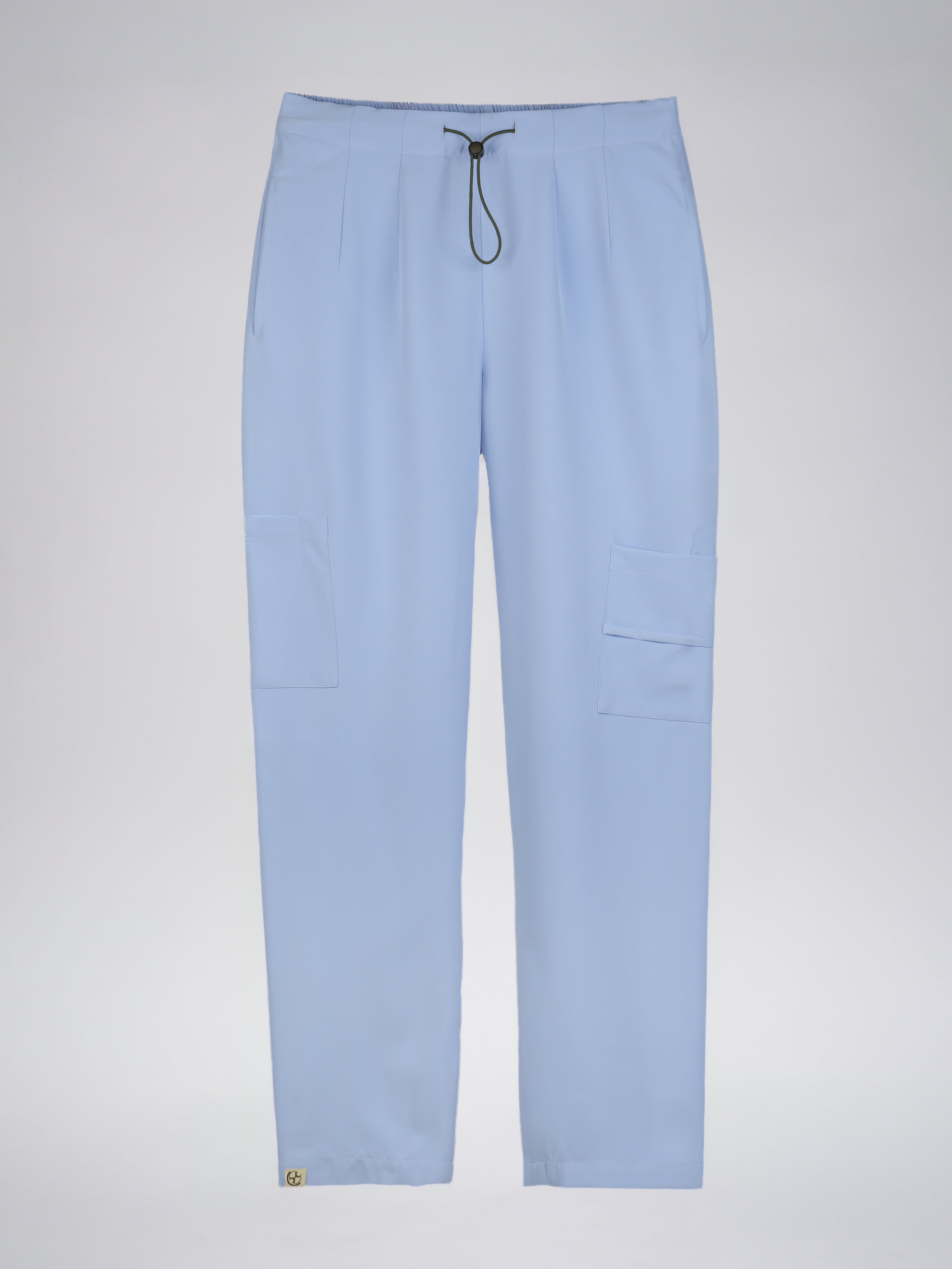 Nemur premium scrub pants for doctors - Soft Cloud - front view