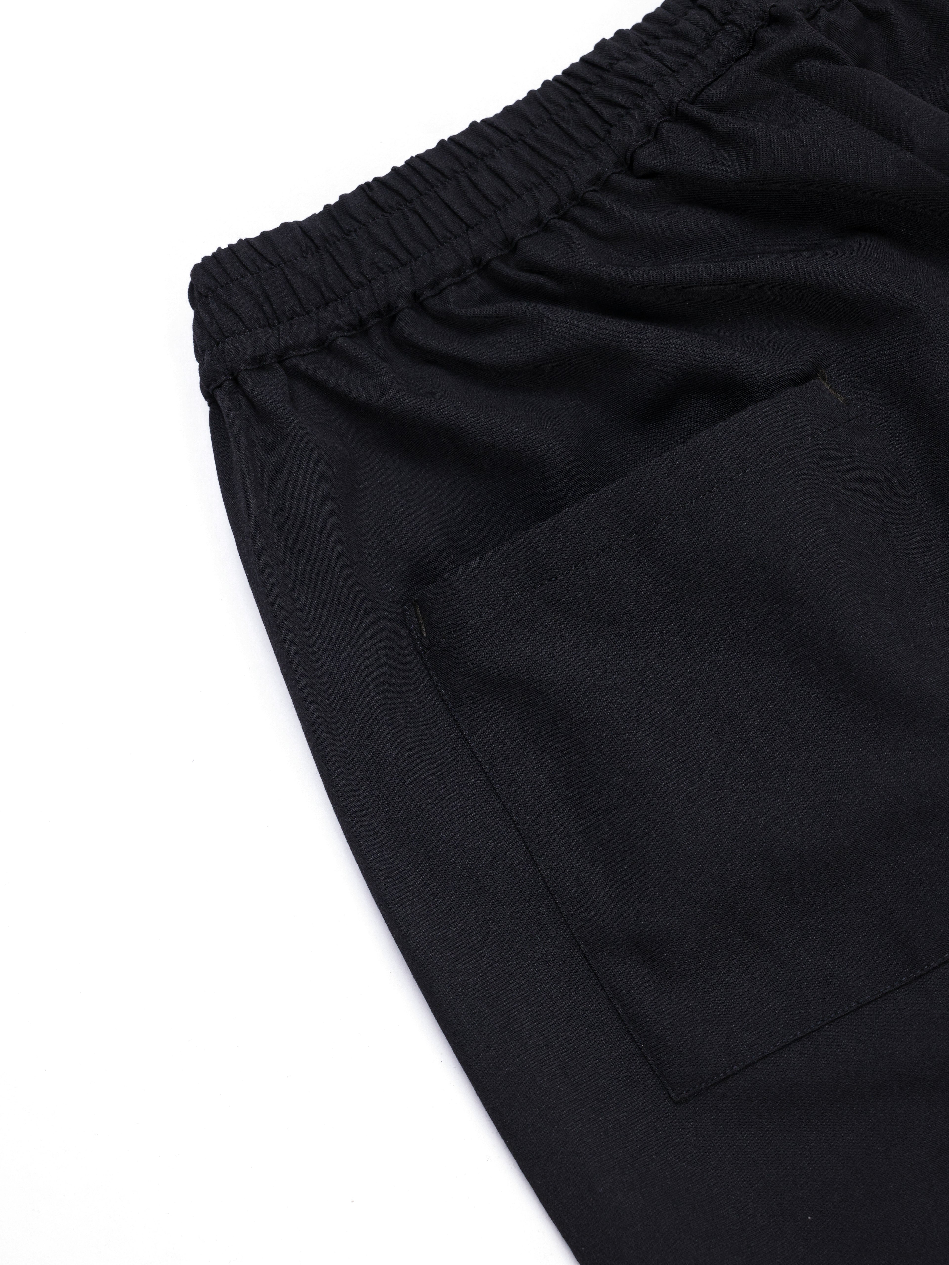 Riff premium scrub pants for doctors - BlackMagic  - back pocket