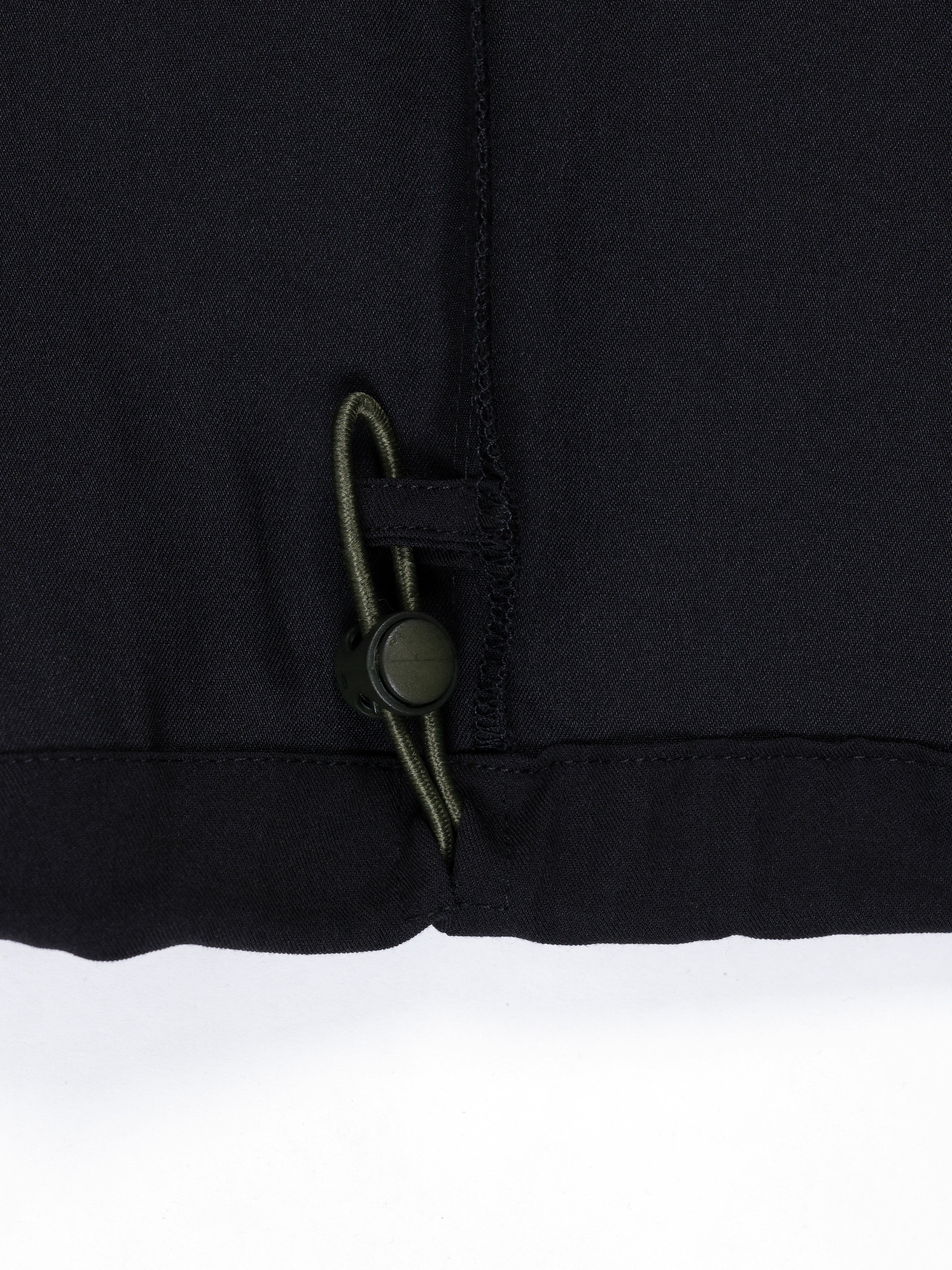 Riff premium scrub pants for doctors - BlackMagic  - loop close-up
