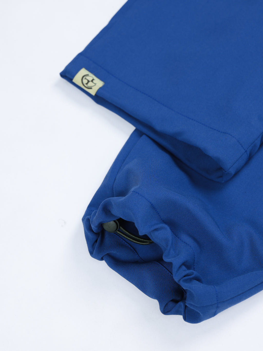Riff premium scrub pants for doctors - Blue Horse - ankle cuff detail