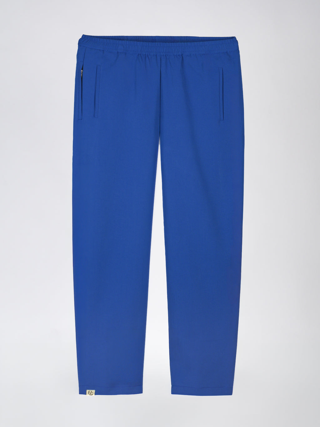 Riff premium scrub pants for doctors - Blue Horse - front view