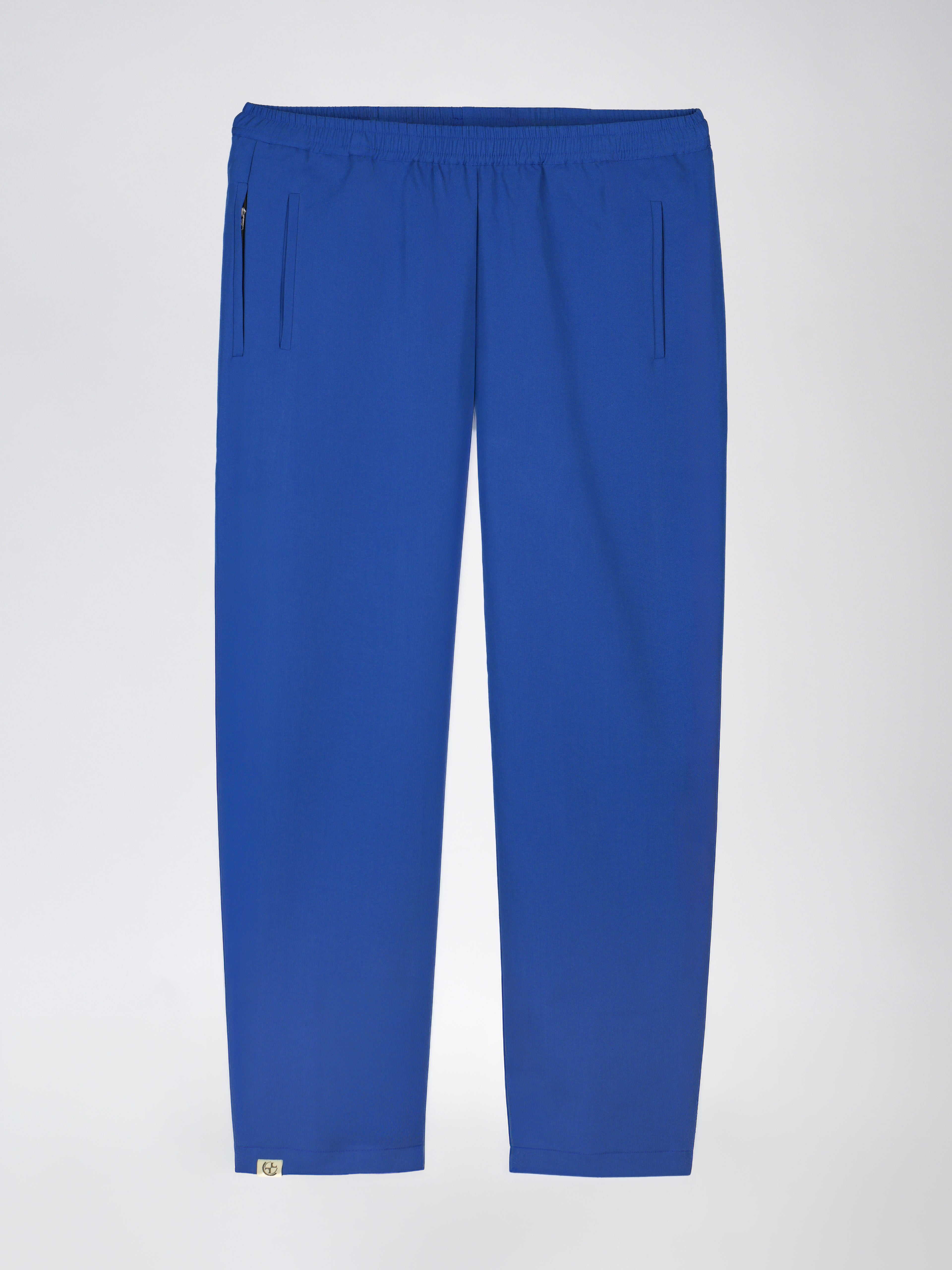 Riff premium scrub pants for doctors - Blue Horse - front view