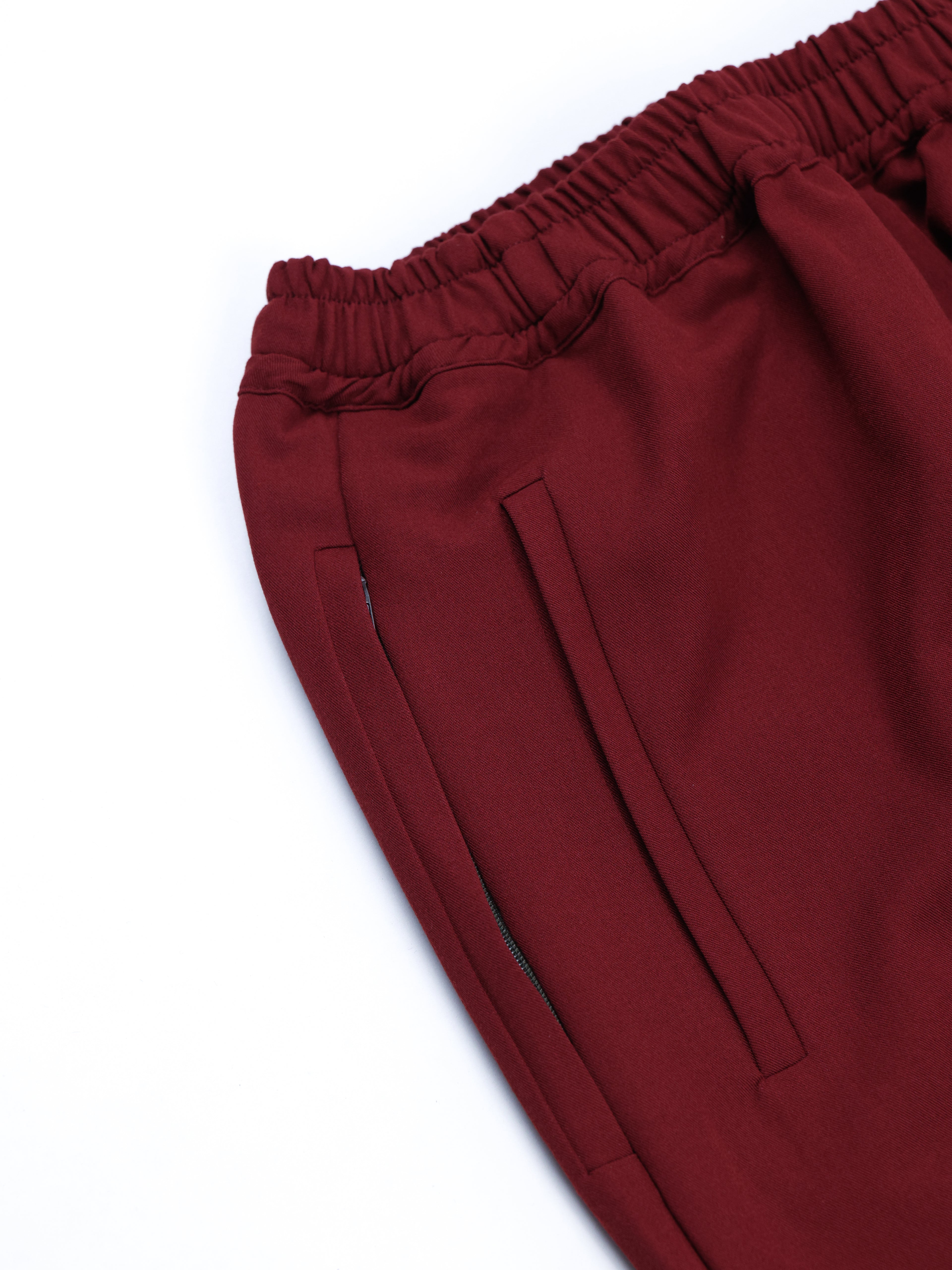 Riff premium scrub pants for doctors - Cherry Jam - side pocket