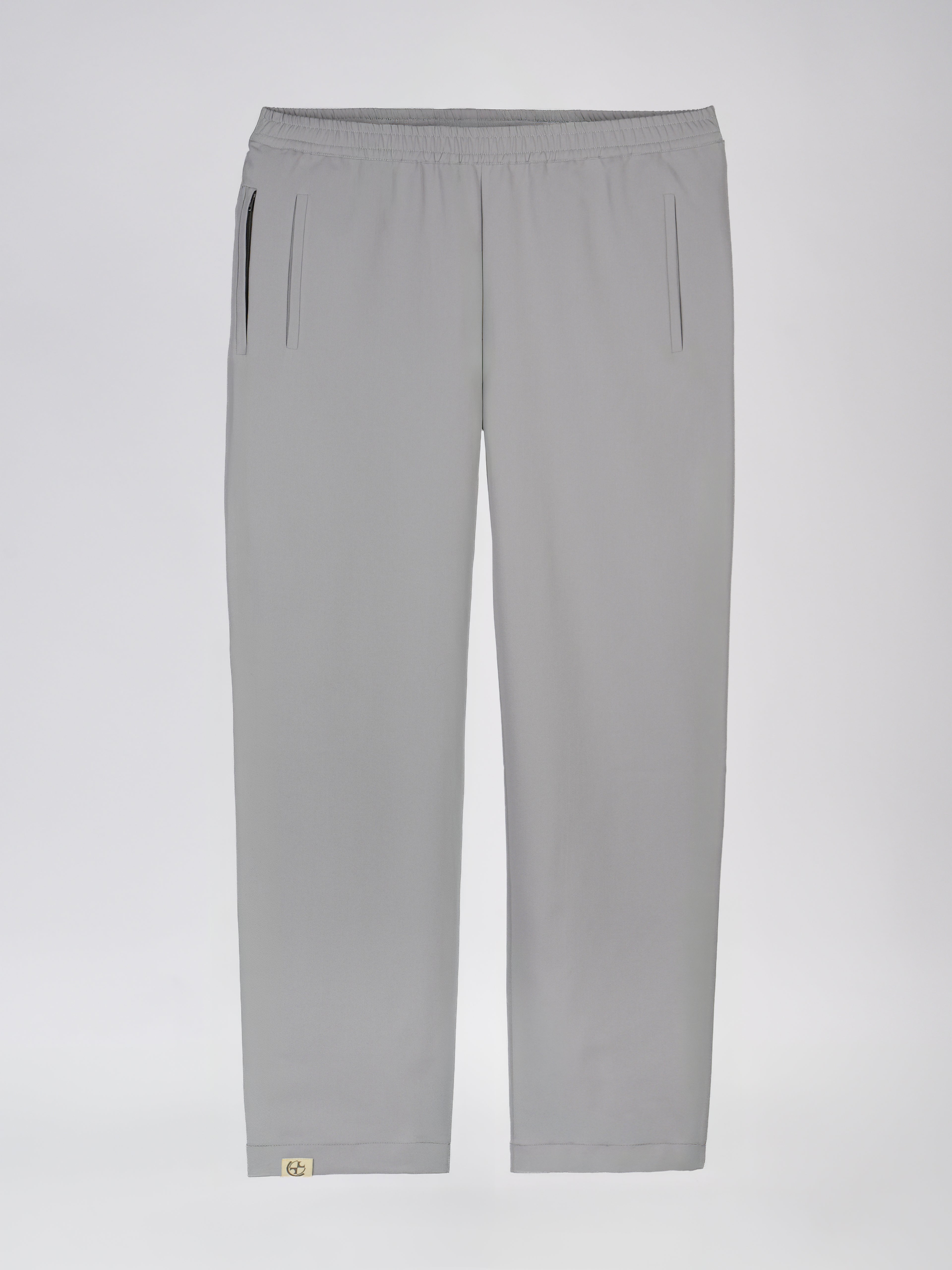 Riff premium scrub pants for doctors - Pigeon Ash - front view