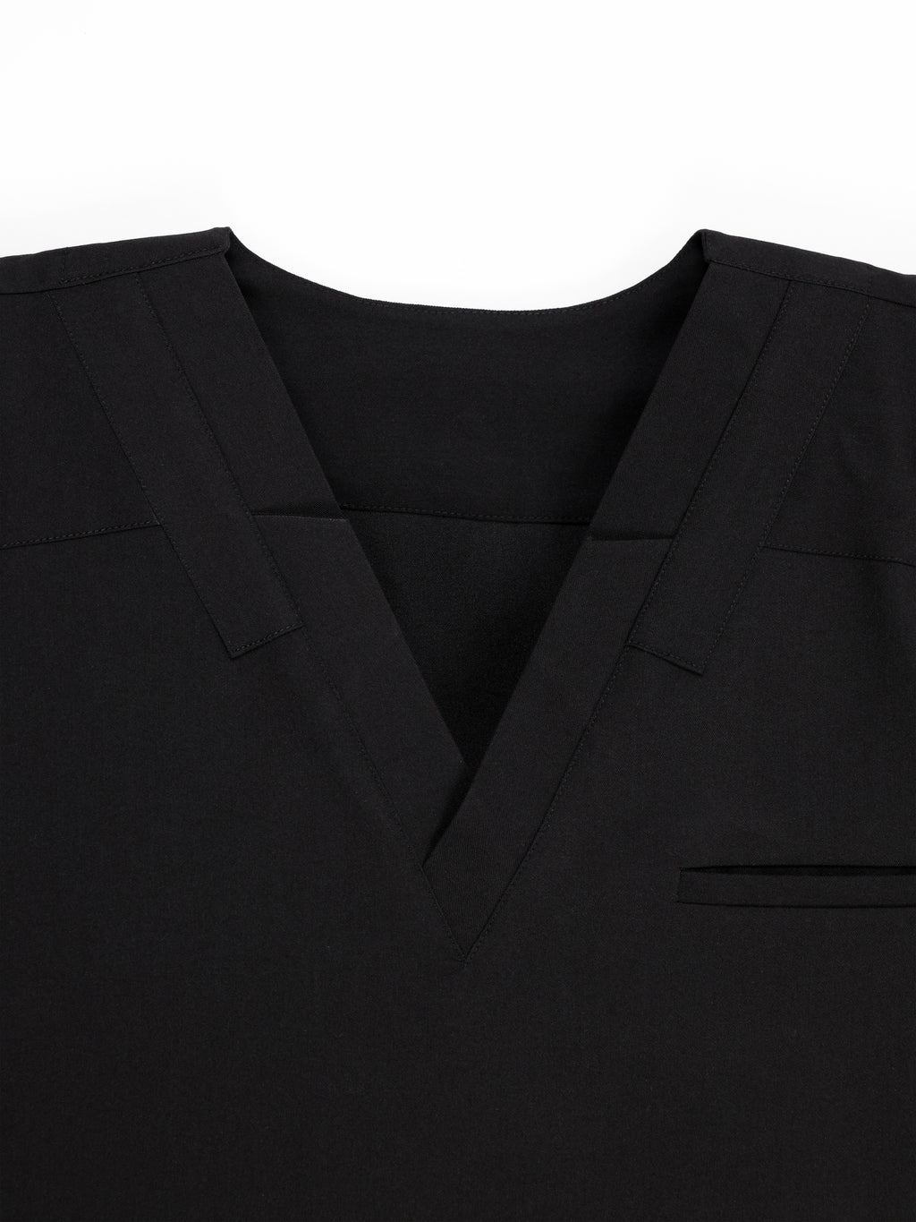 Splet premium scrub top for doctors - Black magic - V-neck collar detail